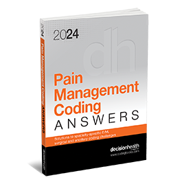 2024 Pain Management Coding Answers